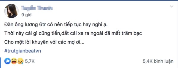 Lên mạng than lương bạn trai thấp, cô gái lập tức bị dè bìu, bêu rếu