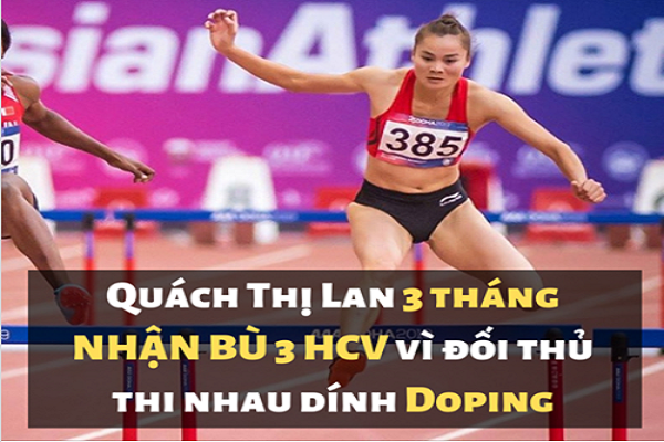 Đối thủ “rủ nhau” dính doping, VĐV điền kinh Việt Nam nhận bù 3 HCV