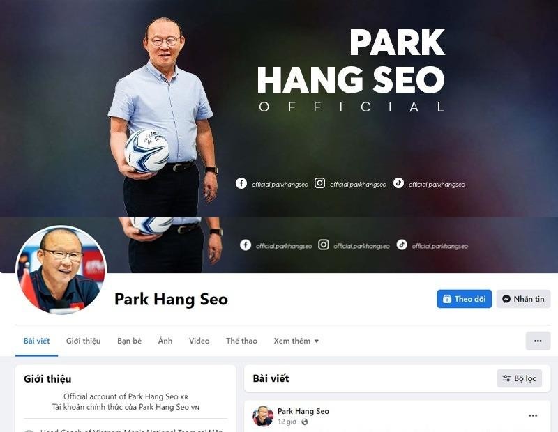 HLV Park Hang Seo "chơi Facebook" liệu có đáng tin?