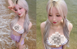 Hot girl tóc bạch kim xứ Hàn xinh như búp bê, body cực phẩm