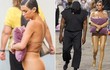 Vợ Kanye West lấy gối che ngực sau khi bị chỉ trích khoe thân lố