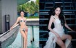 Hoa hậu Hương Giang khoe đường cong không góc chết với bikini