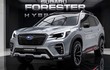 Subaru Forester Hybrid lần đâu lộ diện chạy thử trên đường phố