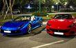 Tận thấy bộ đôi Ferrari mui trần bạc tỷ của đại gia Hà Nội