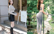 Nữ Y tá Đài Loan khoe chân dài thẳng tắp diện quần tập gym
