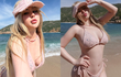 Bạn thân Xoài Non diện bikini hồng chào hè theo style "ngây thơ"