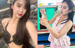 Cô gái Lào nổi tiếng ở Việt Nam lần đầu diện bikini khoe dáng