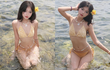 Hot girl Vương Khánh Ly diện bikini gia nhập đường đua chào hè