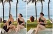 “Nàng dâu hào môn” Phanh Lee khoe vóc dáng cùng hội bạn thân