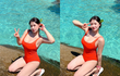 "Nàng béo Hàn Quốc" đổ mồ hôi trong phòng tập để mặc bikini