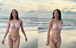 Em gái Công Vinh diện bikini nhỏ xíu lại lần nữa đốt mắt netizen