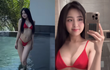 Hot girl Hà Thành chào hè bằng bộ bikini bé xíu cực gợi cảm