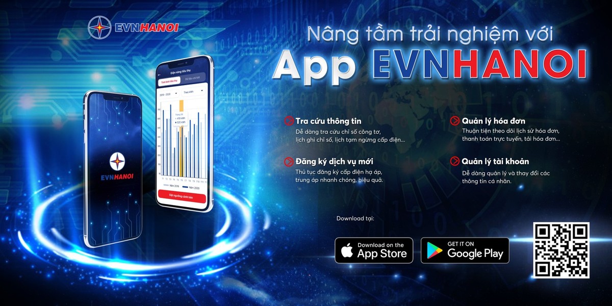 EVN Hà Nội ra mắt ứng dụng cho khách hàng sử dụng điện