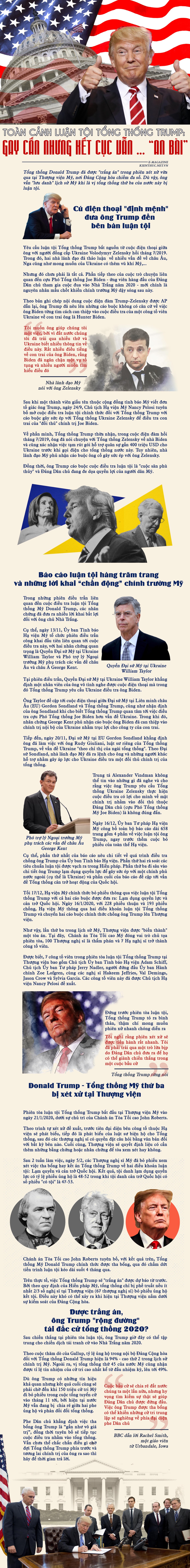 e-Magazine: Ket qua luan toi Tong thong Donald Trump co phai da som 