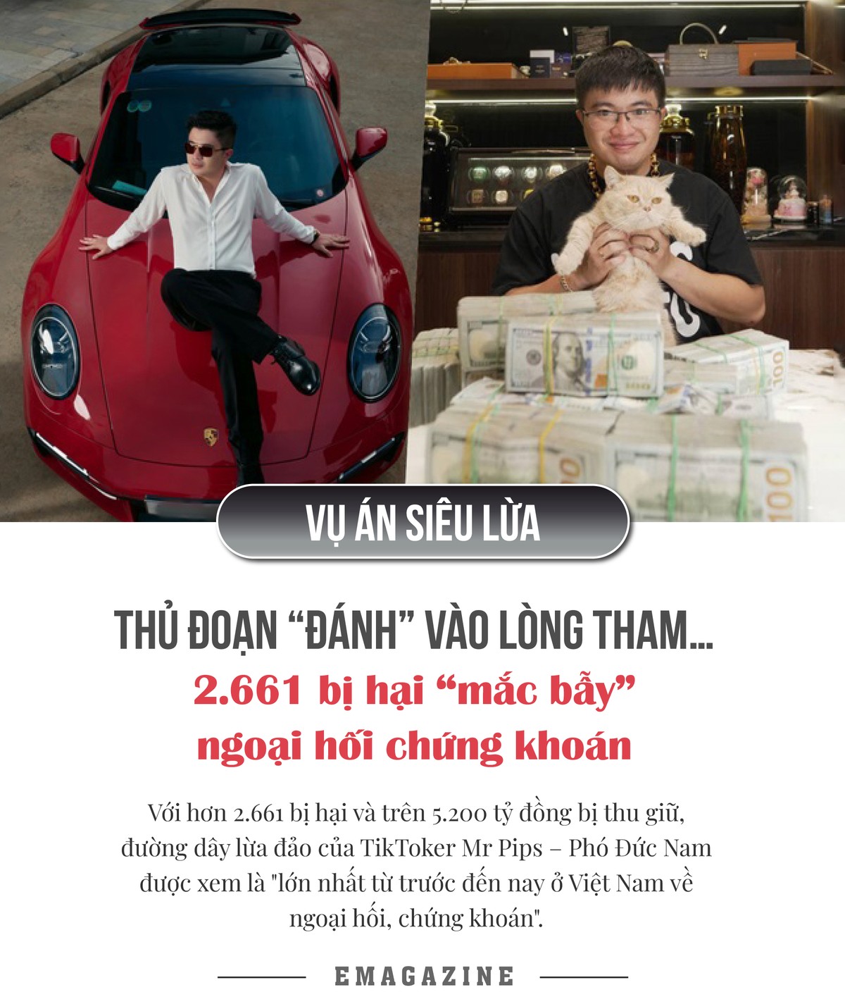 [e-Magazine] Vu an sieu lua Mr Pips, Mr Hunter: Thu doan “danh” vao long tham