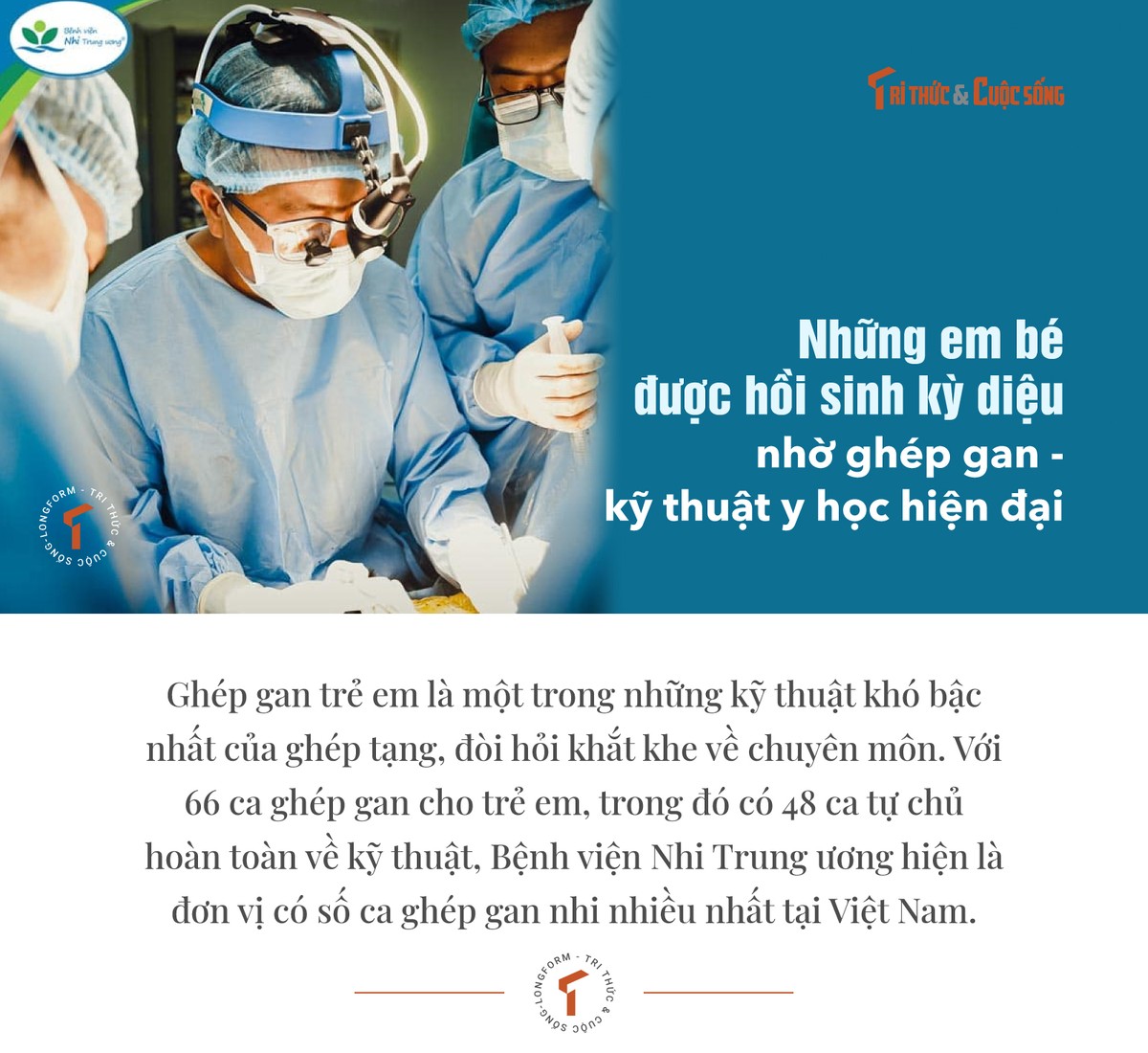 [e-Magazine] Nhung em be duoc hoi sinh ky dieu nho ghep gan