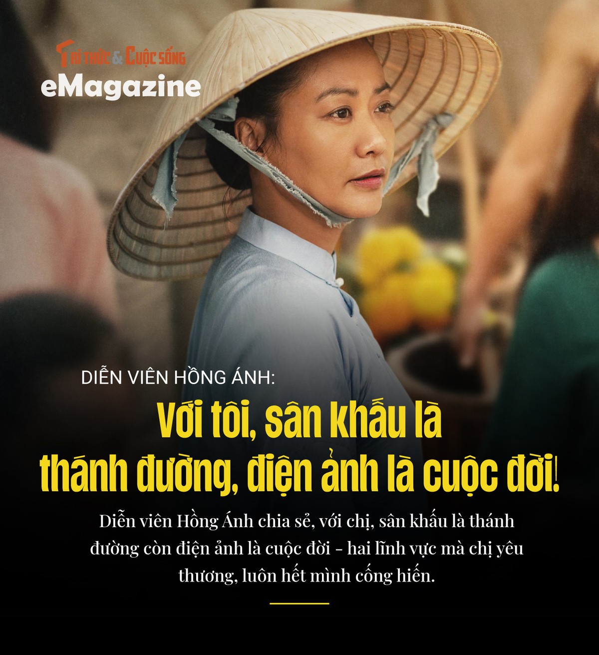 Hong Anh: Voi toi, san khau la thanh duong, dien anh la cuoc doi!