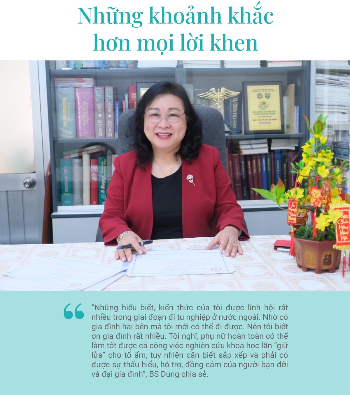 [e-Magazine] TS Nguyen Thi Ngoc Dung: Hanh phuc la dem binh an cho benh nhan-Hinh-6