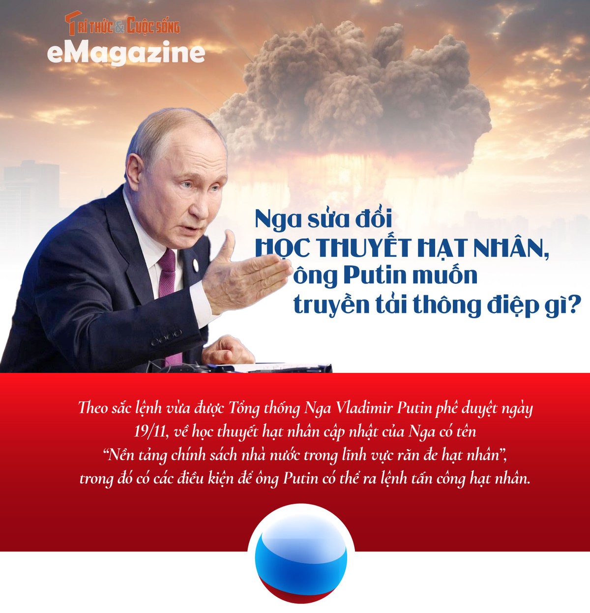 [e-Magazine] Nga sua doi hoc thuyet hat nhan, ong Putin muon truyen tai thong diep gi?