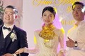 Đám cưới "siêu khủng" ở Hà Tĩnh: Cô dâu đeo vàng “gãy cổ”, nhan sắc gây ấn tượng