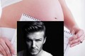 Bà bầu ôm ảnh Beckham để đẻ con đẹp trai