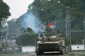 Đội hình xe tăng hùng dũng tiến vào giải phóng Sài Gòn