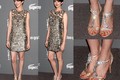 Anne Hathaway nổi bật với sandal của Giuseppe Zanotti