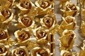 Hoa hồng dát vàng “đắt hàng” dịp Valentine 2013