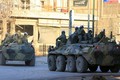 Ảnh: Binh sĩ Nga tuần tra thành phố Aleppo sau giải phóng
