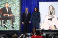 Cận cảnh bức họa chân dung vợ chồng cựu Tổng thống Obama