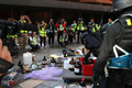 Cận cảnh “kho vũ khí” người biểu tình bỏ lại trong đại học Hong Kong