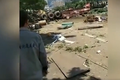 Video: Container mất kiểm soát, hất văng loạt xe trên đường