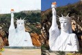Kiểm tra công trình tượng nữ thần tự do phiên bản “đột biến” ở Sa Pa