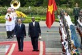 Lễ đón chính thức Tổng thống Uganda tại Phủ Chủ tịch