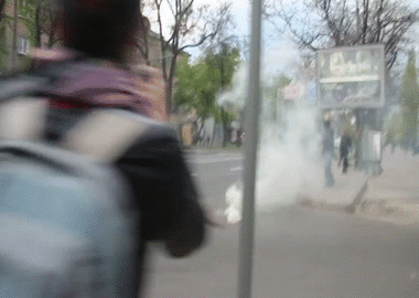 Đụng độ dữ dội giữa những người biểu tình ở Donetsk