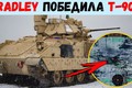 Xe tăng T-90M mới nhất của Nga "cận chiến" 2 chiếc Bradley của Ukraine