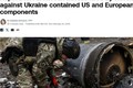 Ukraine không hiểu tại sao tên lửa Nga lại có nhiều linh kiện Mỹ?