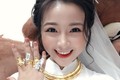 Những cô dâu nổi tiếng đeo vàng trĩu cổ trong năm 2019