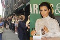 Fan chờ dài cổ để xin chữ ký Kim Kardashian 