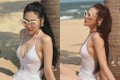 Á hậu Tú Anh khoe body “điểm 10” với bikini trên biển