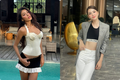 Thảo Nhi Lê thả dáng ở Bali, Tiểu Vy diện croptop khoe eo thon