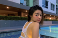 Mỹ nhân Thái Lan mặc bikini mỏng tang ở hồ bơi
