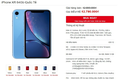 iPhone XR xuống giá dưới 11 triệu tại Việt Nam