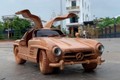 Mercedes 300 SL Gullwing 1955 bằng gỗ, hơn 31 triệu của thợ Việt 