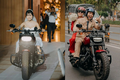 Cô dâu Việt cưỡi Harley Davidson hơn 750 triệu "đưa chàng về dinh"