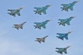 Hoàng tráng cuộc tổng duyệt duyệt binh của Không quân Nga 