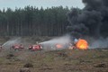 Hiện trường trực thăng tấn công Mi-28N Nga rơi tan xác