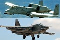 So sánh sức mạnh cường kích A-10 và Su-25 đang đánh IS