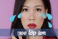 Kinh dị cảnh đánh 100 lớp son lên môi