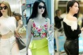 Gu thời trang sân bay hút mắt của người mẫu Ngọc Trinh